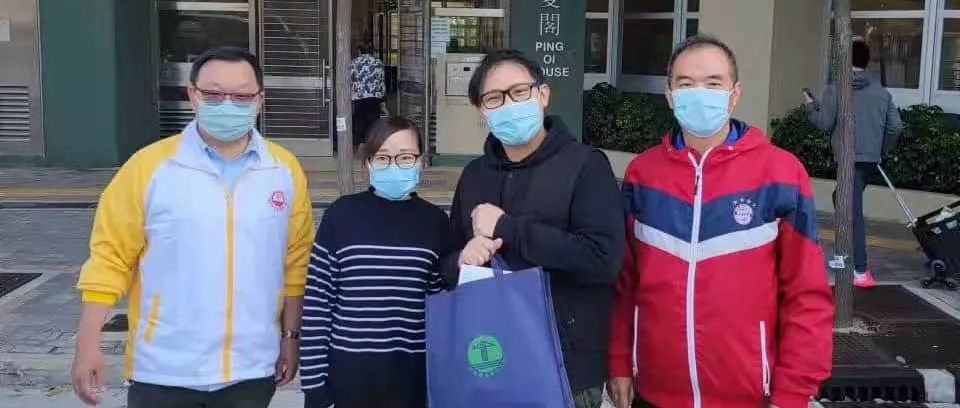 贊助香港建造業總工會組織義工為工友派送防疫物資  共同抗疫